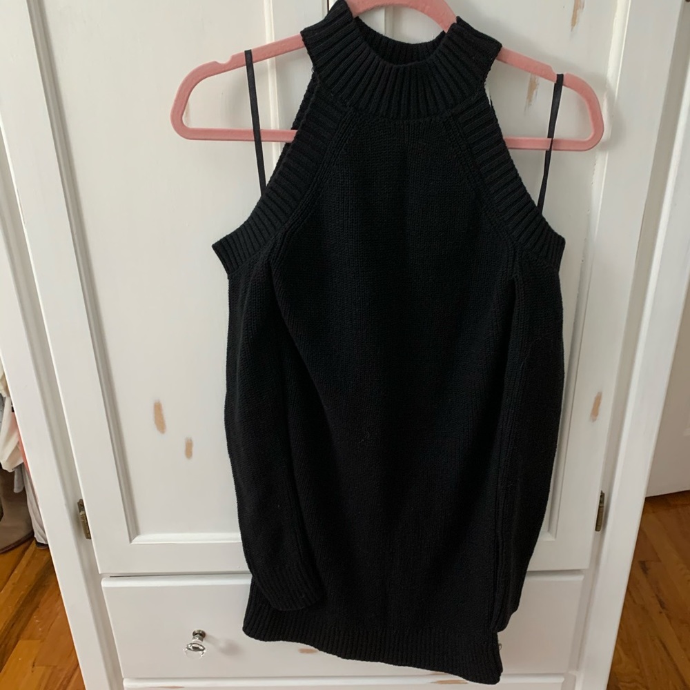 Cold Shoulder Sweater Dress